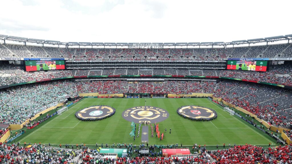 Estádio em Nova Jersey que recebe Palmeiras e Al Ahly