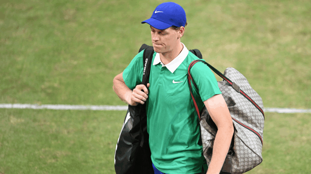 Jannik Sinner foi eliminado do ATP em Halle