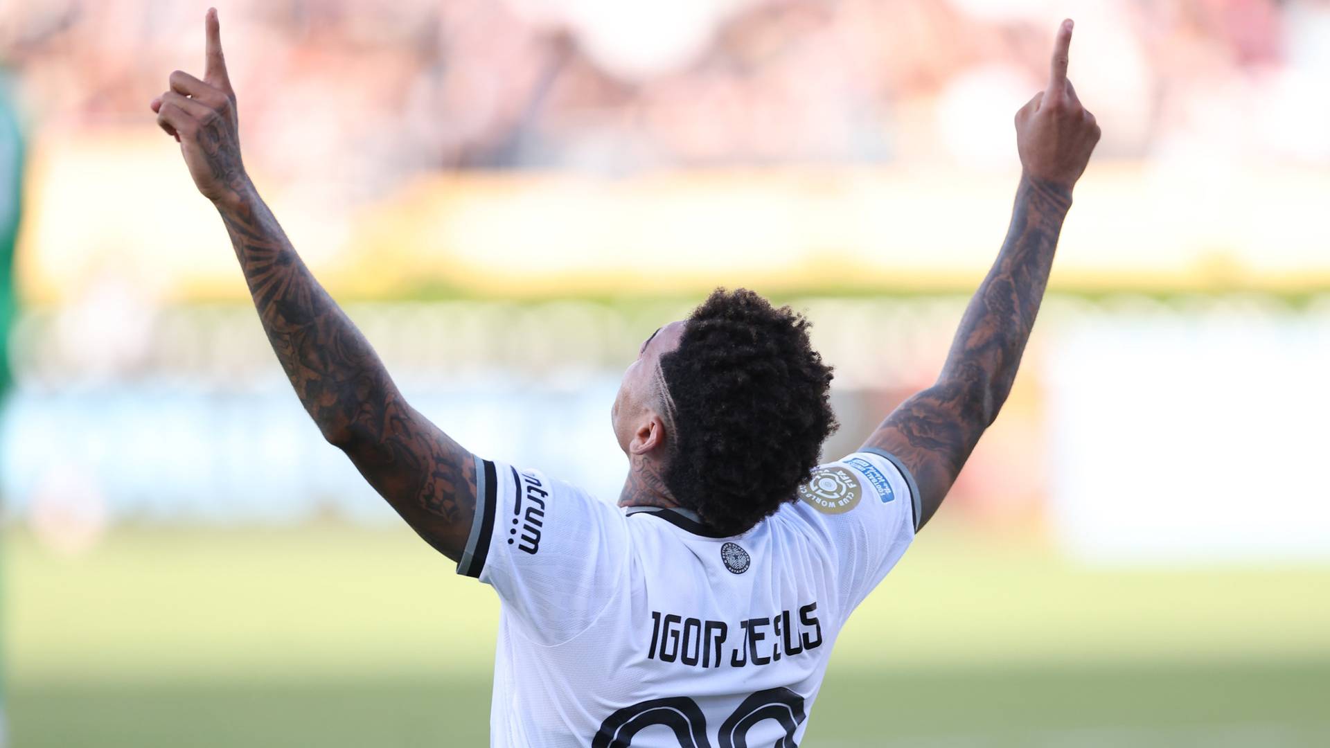 Igor Jesus marcou o gol da vitória da equipe carioca. Foto: Vitor Silva/Botafogo.