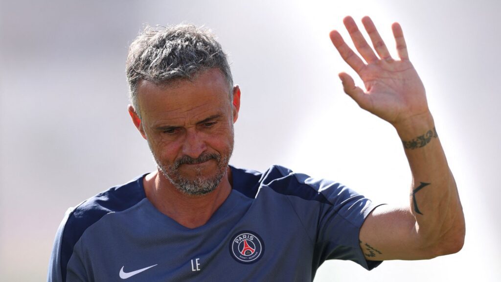 Luis Enrique, técnico do PSG