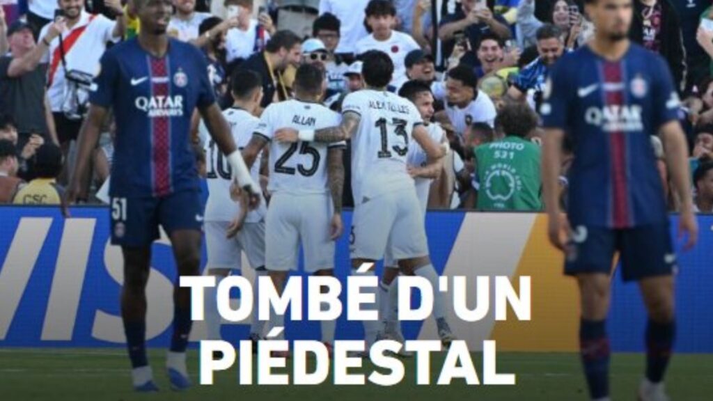 Capa do jornal francês L'Equipe após vitória do Botafogo