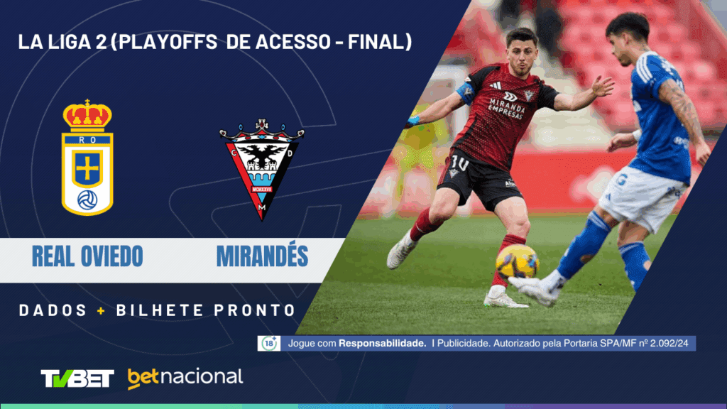 Real Oviedo x Mirandés (La Liga 2).