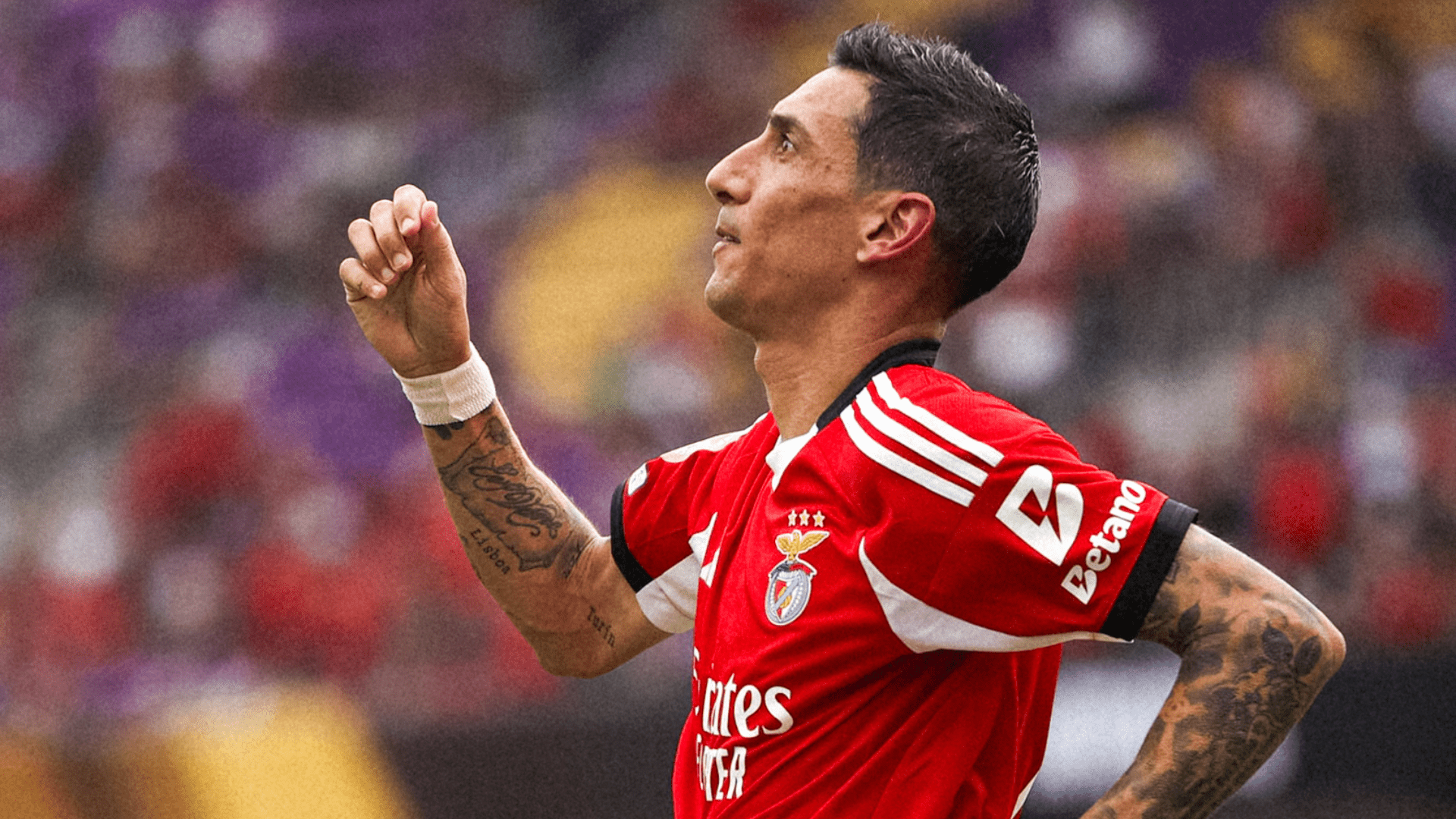 Di María marcou duas vezes na goleada do Benfica sobre o Auckland City