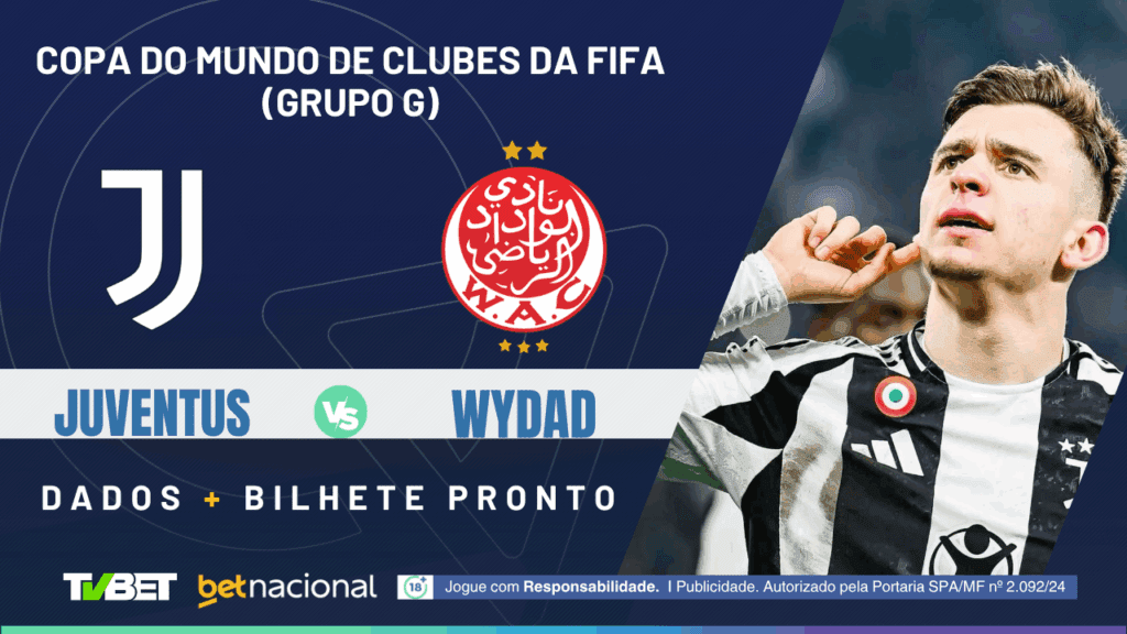 Juventus x Wydad Casablanca (Mundial de Clubes).