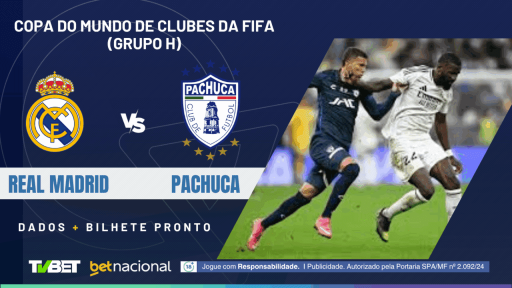 Real Madrid x Pachuca (Mundial de Clubes).