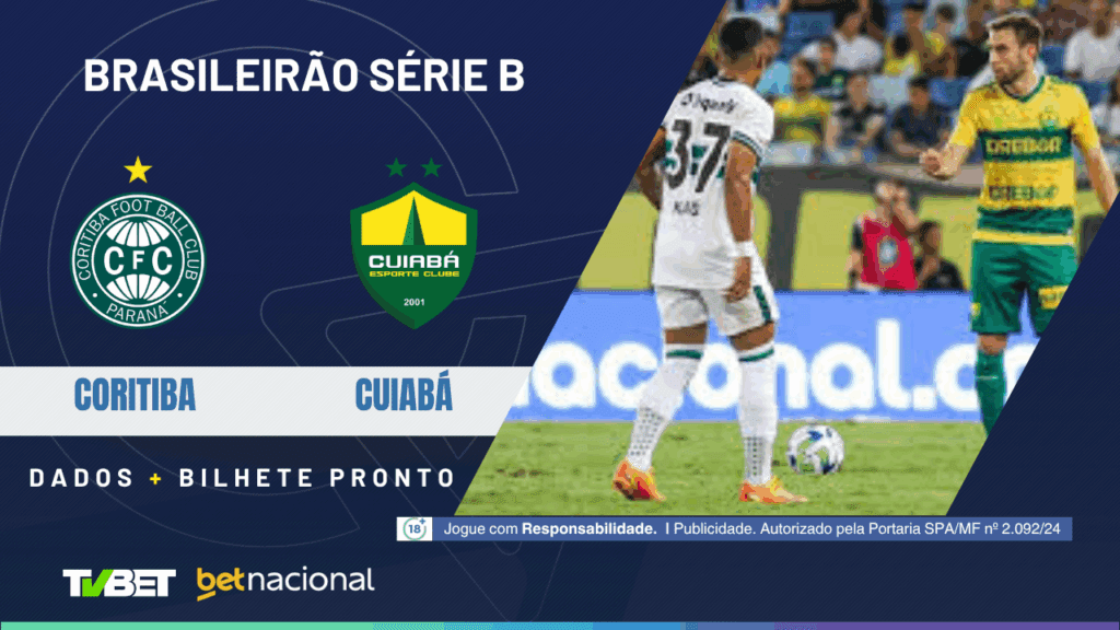 Coritiba x Cuiabá (Série B).