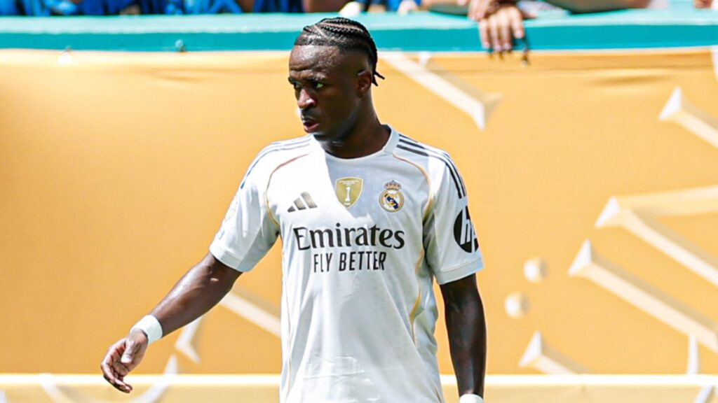 Vini Jr. em Real Madrid x Al-Hilal.