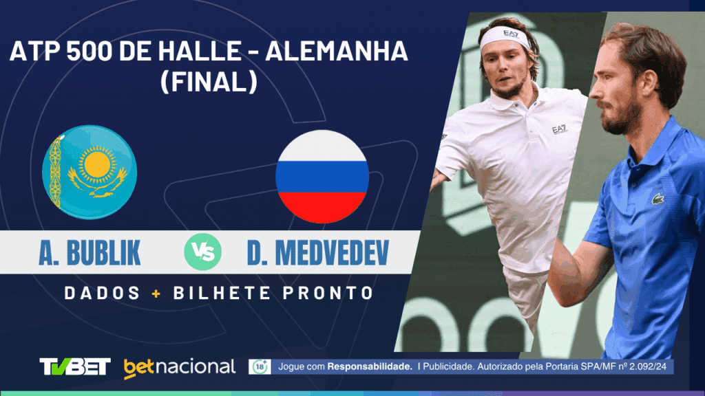 Bublik x Medvedev - ATP de Halle 2025
