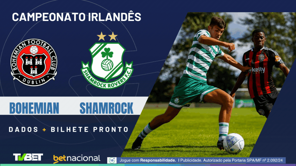 Bohemian x Shamrock (Liga Irlandesa).