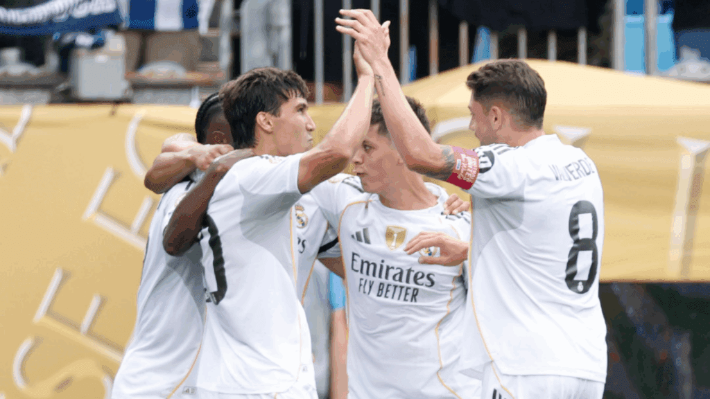 O Real Madrid terá cerca de um mês para preparar o inicio da La Liga. Foto: Divulgação/RMFC