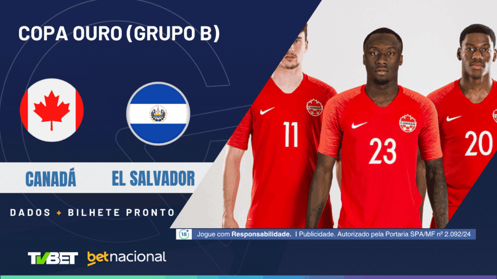 Canadá x El Salvador (Copa Ouro).