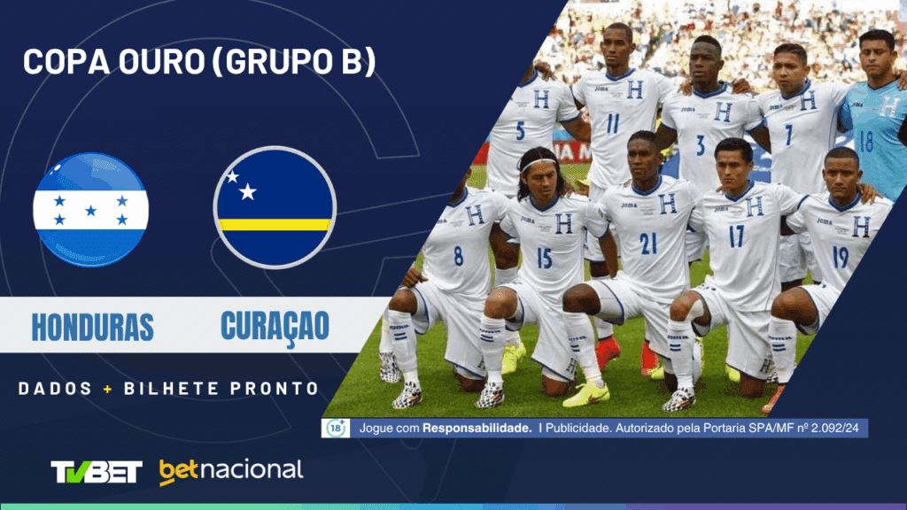 Honduras x Curaçao (Copa Ouro).