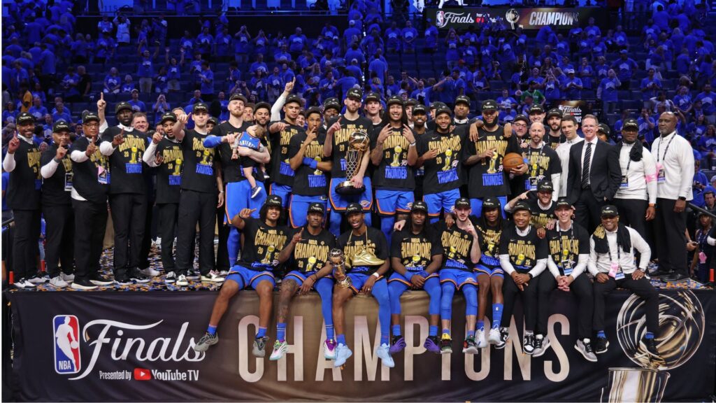 OKC Thunder é o campeão de 2025 da NBA