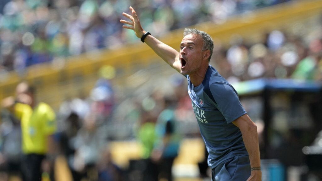 Luis Enrique, técnico do PSG