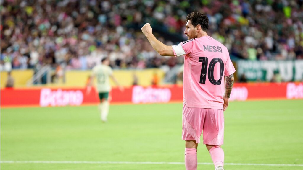 Messi em campo pelo Inter Miami