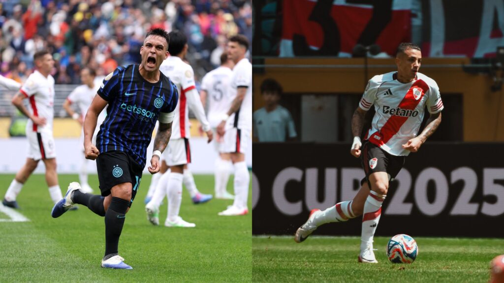 Inter e River Plate se enfrentam nesta quarta-feira.
