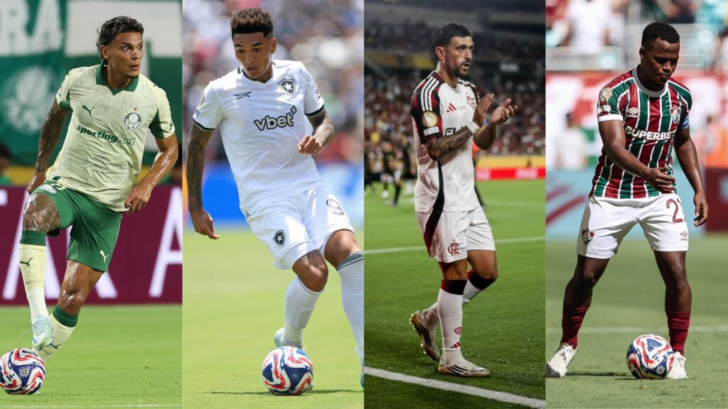 Palmeiras, Botafogo, Flamengo e Fluminense representam o Brasil na Copa do Mundo de Clubes.