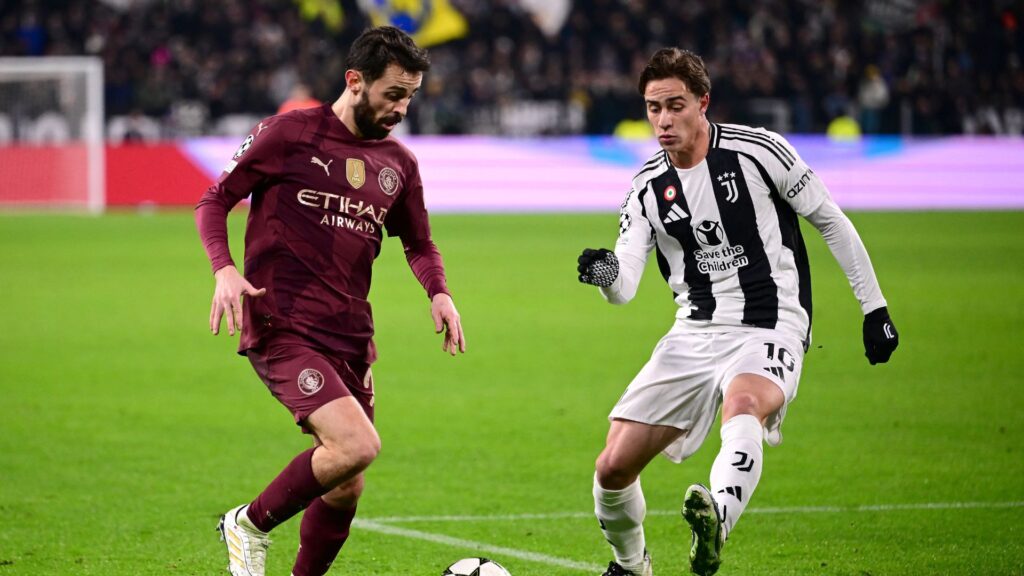Juventus e City se enfrentaram em dezembro de 2024.