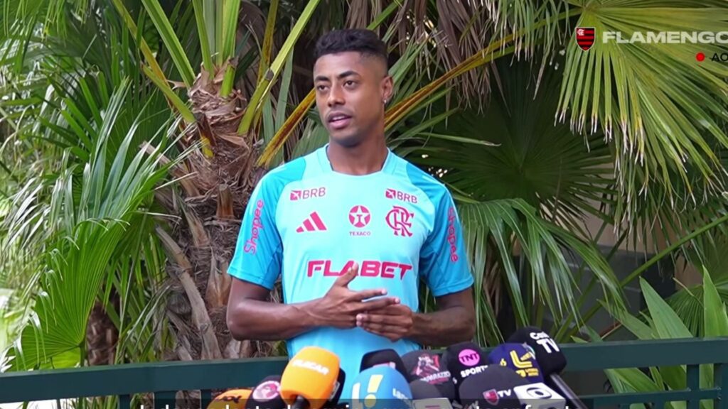 Bruno Henrique, atacante do Flamengo.