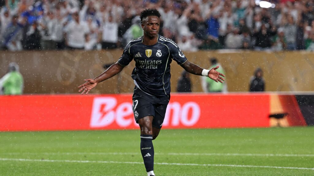 Vini Jr. comandou a vitória do Real Madrid.