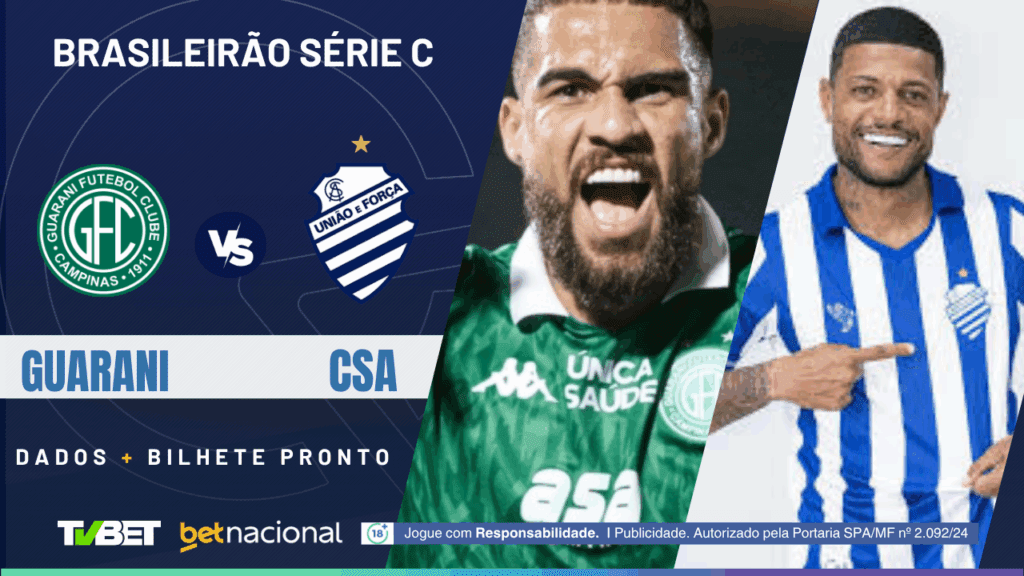 Guarani x CSA (Série C).