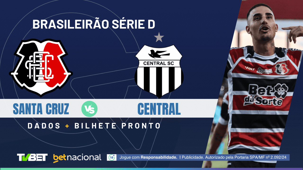 Santa Cruz x Central: tempo real, onde assistir, horário, escalações e ...