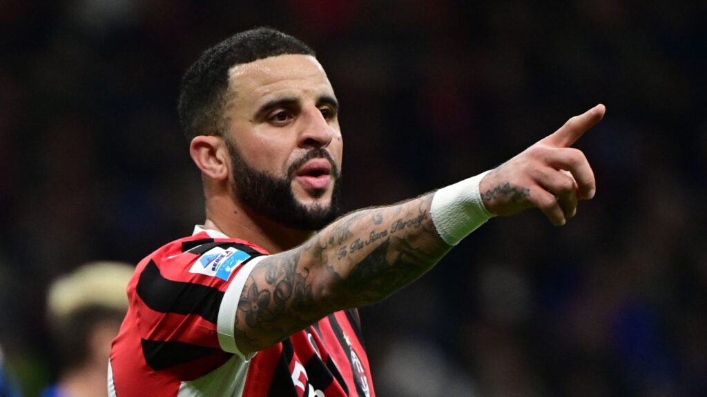 Walker durante passagem pelo Milan.