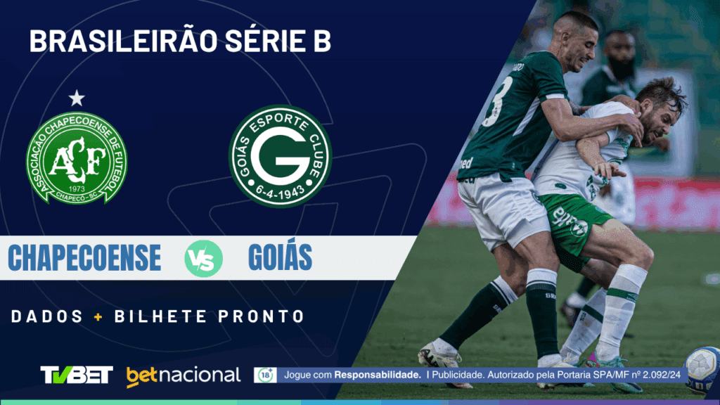 Chape x Goiás (Série B).