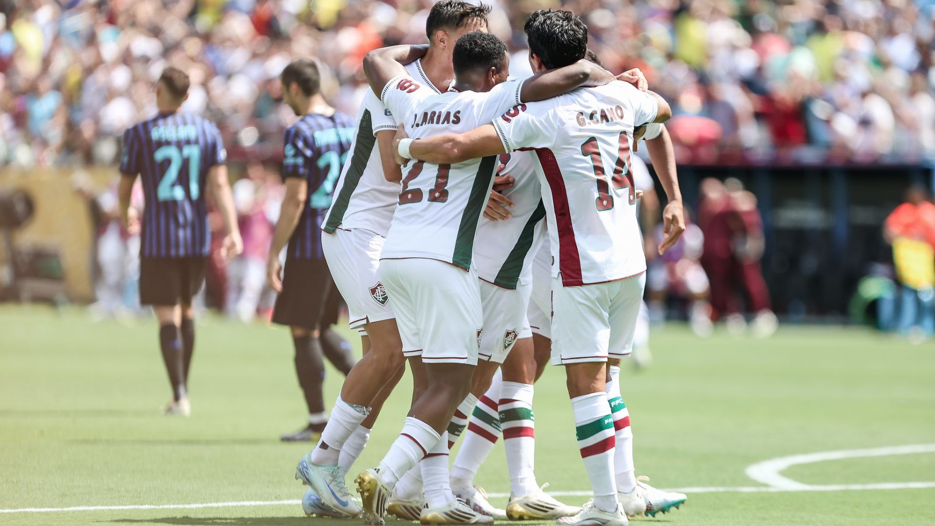 Entre os sobriventes brasileiros, Fluminense venceu a Inter de Milão pela Copa do Mundo de Clubes (Foto: Lucas Merçon/FFC)