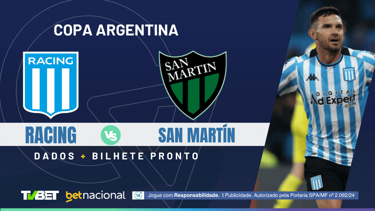 Racing x San Martín: tempo real, onde assistir, horário, escalações e ...