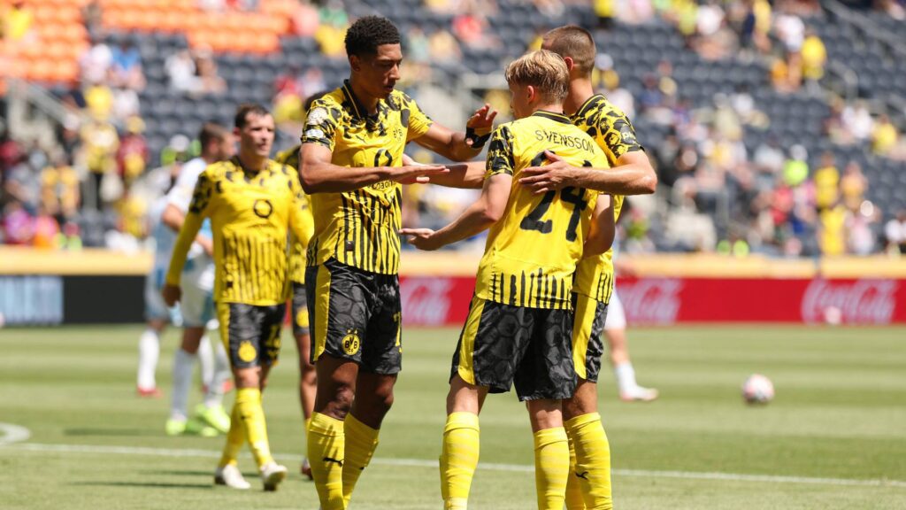 O Borussia vai duelar contra os mexicanos do Monterrey. Foto: Michael Reaves / GETTY IMAGES NORTH AMERICA / Getty Images via AFP