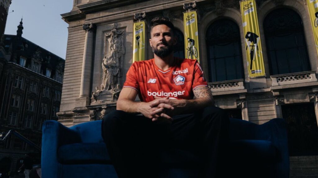 Olivier Giroud, novo reforço do Lille (Foto: Reprodução)