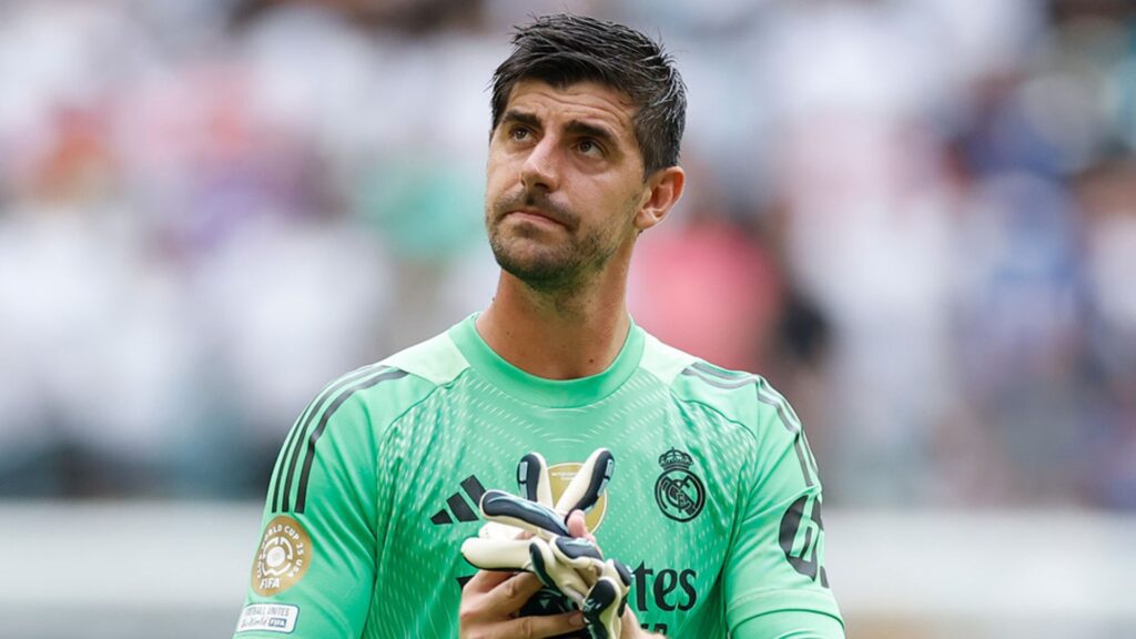 Courtois, goleiro do Real Madrid.