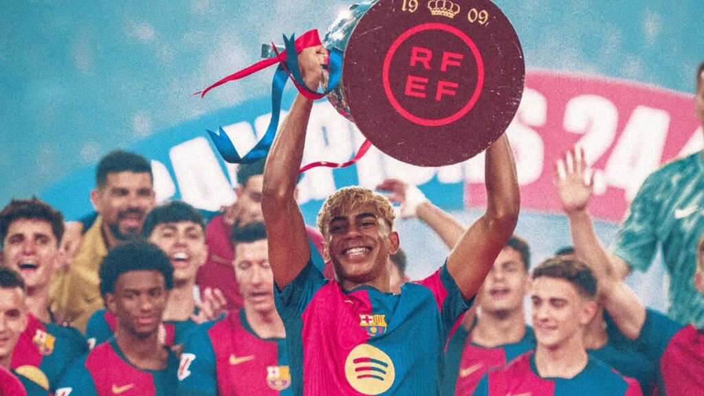 Barcelona venceu a última edição do Campeonato Espanhol (Foto: Reprodução)
