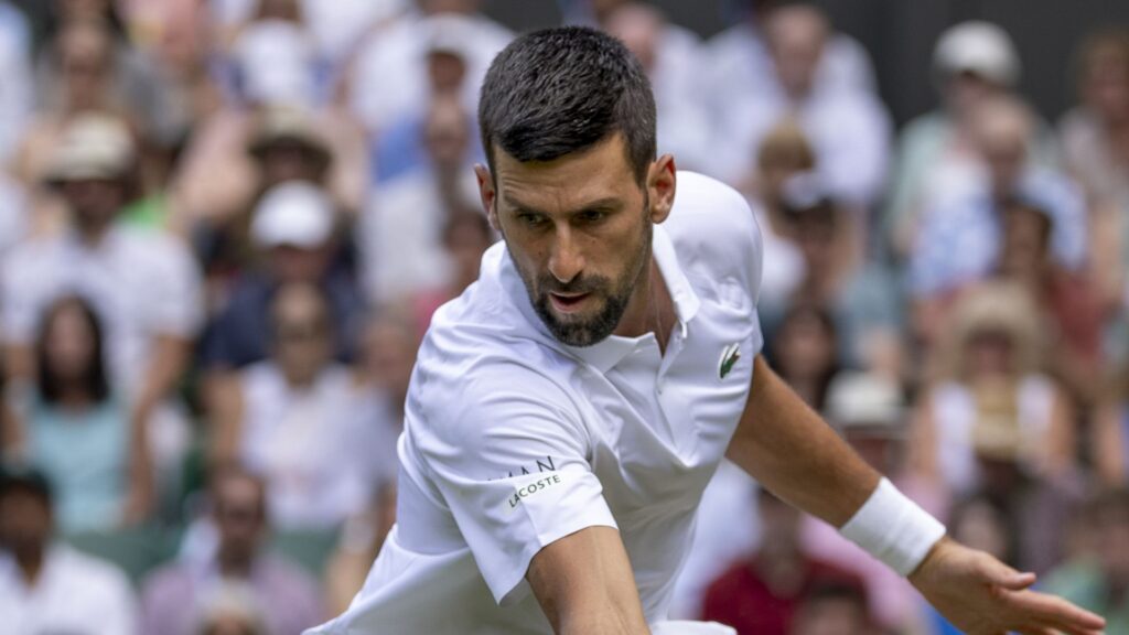 Djokovic durante vitória