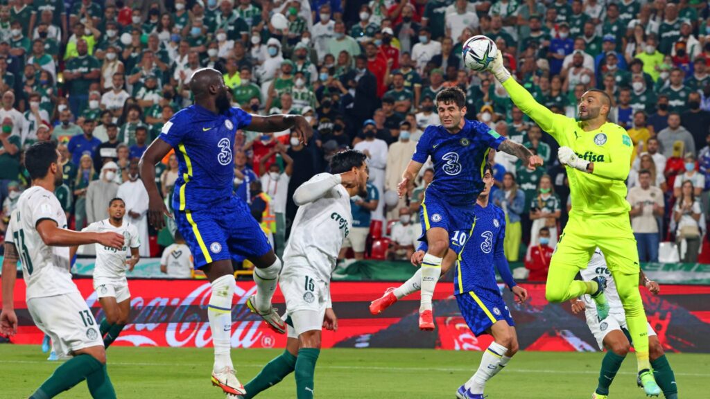 Chelsea e Palmeiras jogam por vaga na semifinal da Copa do Mundo de Clubes. Fotos: Giuseppe CACACE / AFP