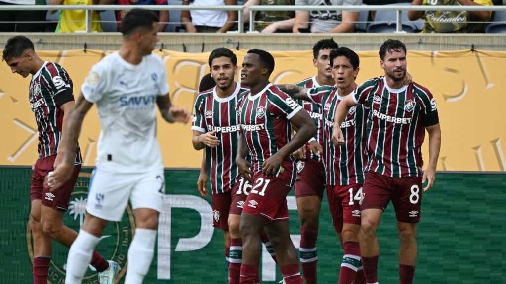 O Fluminense é o único não europeu na semifinal da Copa do Mundo de Clubes. Foto: CHANDAN KHANNA / AFP