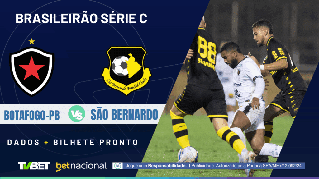Botafogo x São Bernardo (Série C).