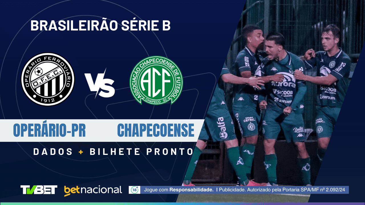 Operário-PR x Chapecoense: tempo real, onde assistir ao vivo, horário ...