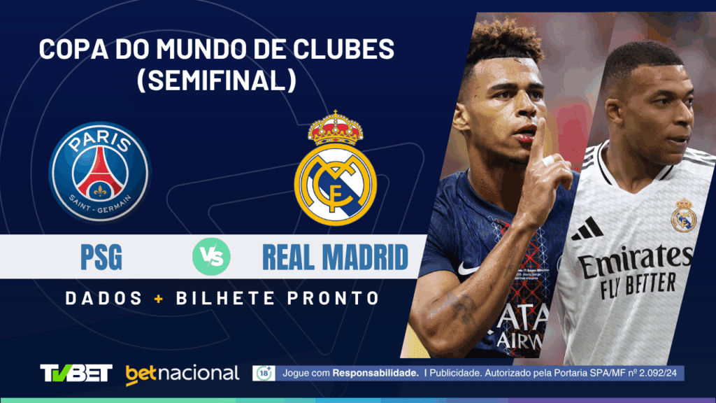 PSG x Real Madrid - Copa de Clubes 2025