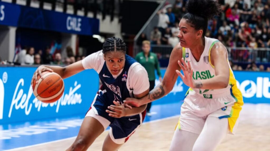 Brasil foi superado pelos Estados Unidos na Copa América de Basquete