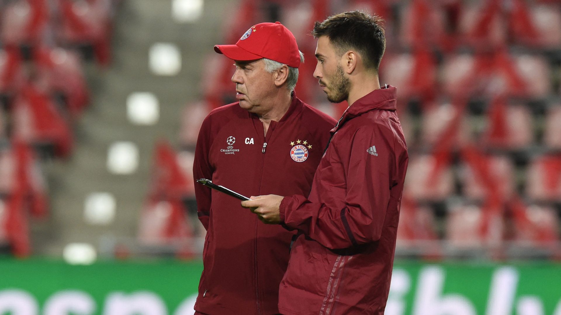 Davide Ancelotti nos tempos de Bayern de Munique