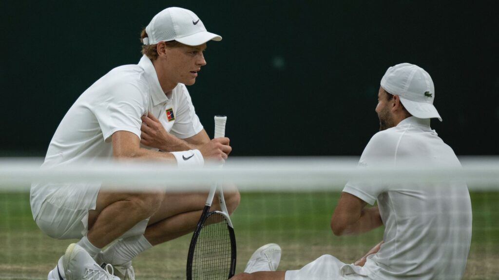 Sinner e Dimitrov - Wimbledon 2025