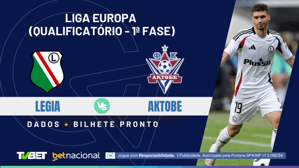 Legia x Aktobe - Liga Europa 2025/26