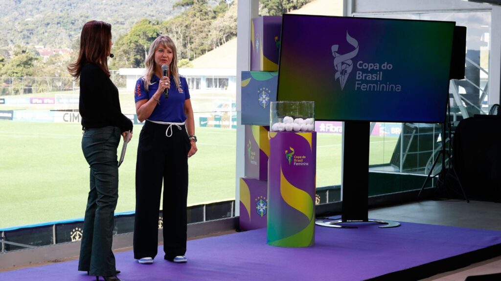 Sorteio da 3ª fase da Copa do Brasil Feminina aconteceu na Granja Comary (Foto: Rafael Ribeiro/CBF)