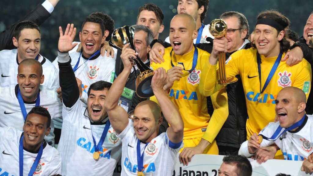 O Corinthians foi o último time brasileiro a vencer o Mundial de Clubes. Foto: KAZUHIRO NOGI / AFP)