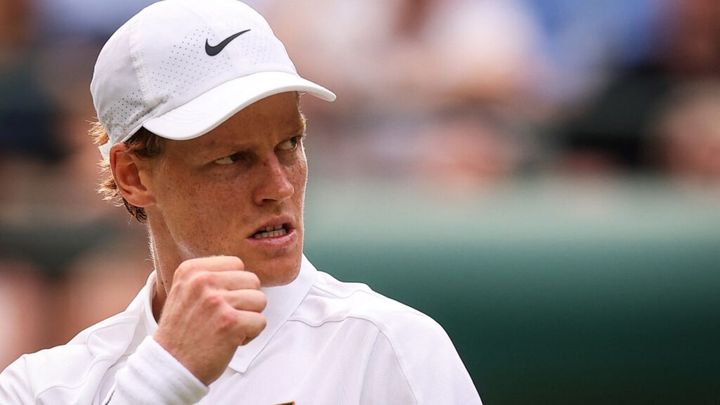 Jannik Sinner venceu Ben Shelton em Wimbledon (Foto: Reprodução)