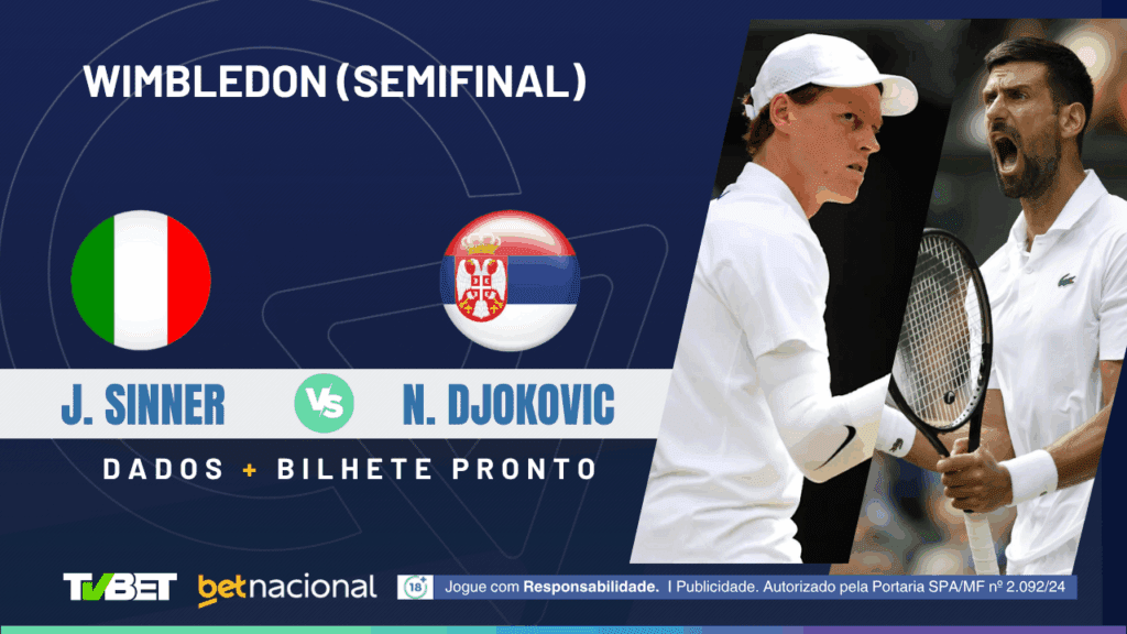 Sinner x Djokovic - Wimbledon 2025