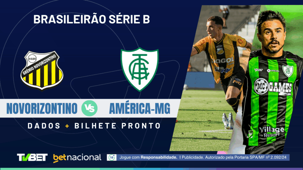 Novorizontino x América-MG - Série B 2025