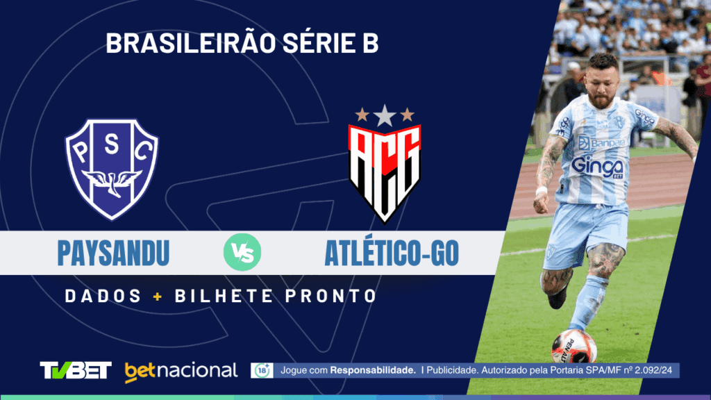 Paysandu x Atlético-GO - Série B 2025